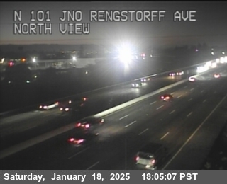 Traffic Camera Image from US-101 at TVC14 -- US-101 : N101 NOF Rengstorff Av