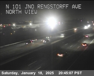 Traffic Camera Image from US-101 at TVC14 -- US-101 : N101 NOF Rengstorff Av