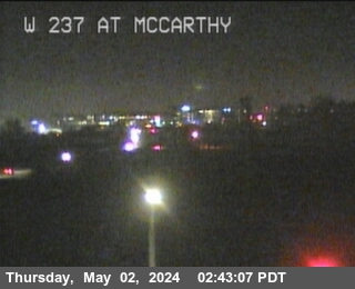 CalTrans Traffic Camera TVC34 -- SR-237 : McCarthy in Milpitas