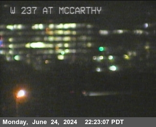 Traffic Camera Image from SR-237 at TVC34 -- SR-237 : McCarthy