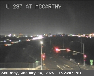 Traffic Camera Image from SR-237 at TVC34 -- SR-237 : McCarthy