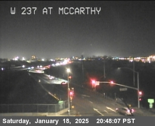 Traffic Camera Image from SR-237 at TVC34 -- SR-237 : McCarthy