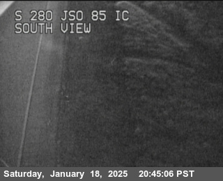 Traffic Camera Image from I-280 at TVC43 -- I-280 : Just South Of SR-85