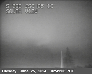 Traffic Camera Image from I-280 at TVC43 -- I-280 : SR-85