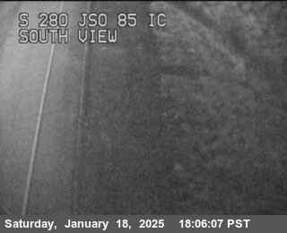 Traffic Camera Image from I-280 at TVC43 -- I-280 : SR-85