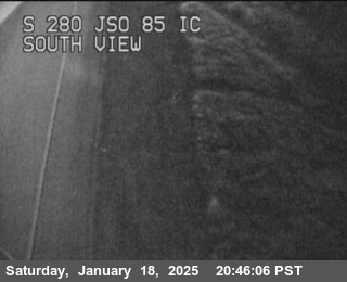 Traffic Camera Image from I-280 at TVC43 -- I-280 : SR-85