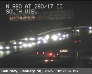 Traffic Camera Image from I-880 at TVC48 -- I-880 : SR-17 / I-280