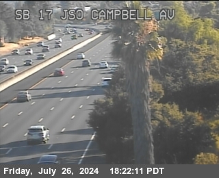 Traffic Camera Image from SR-17 at TVC51 -- SR-17 : Just South Of Campbell Avenue
