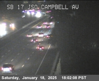 Traffic Camera Image from SR-17 at TVC51 -- SR-17 : Just South Of Campbell Avenue