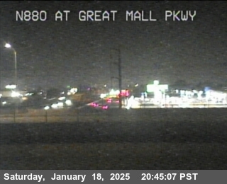 Traffic Camera Image from I-880 at TVC59 -- I-880 : Great Mall Parkway