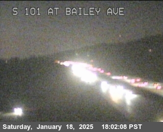 Traffic Camera Image from US-101 at TVC65 -- US-101 : S101 at Bailey Av