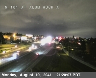 Timelapse image near TVC70 -- US-101 : Alum Rock Avenue, San Jose 0 minutes ago