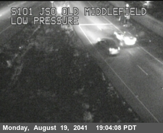 Timelapse image near TVC81 -- US-101 : Old Middlefield Way Onramp, Mountain View 0 minutes ago