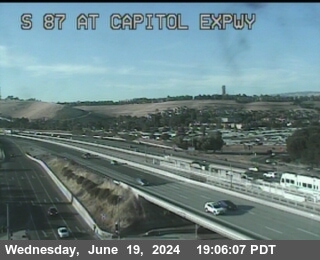 Traffic Camera Image from SR-87 at TVC83 -- SR-87 : Capitol Expressway