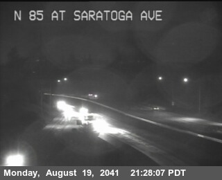 Timelapse image near TVC90 -- SR-85 : AT SARATOGA VA OR, Saratoga 0 minutes ago