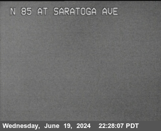 Traffic Camera Image from SR-85 at TVC90 -- SR-85 : AT SARATOGA VA OR
