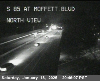 Traffic Camera Image from SR-85 at TVC93 -- SR-85 : S85 at Moffet Blvd