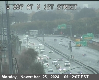 Traffic Camera Image from SR-237 at TVC98 -- SR-237 : North First Street