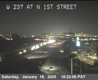 Traffic Camera Image from SR-237 at TVC98 -- SR-237 : North First Street