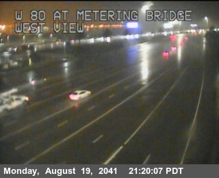 Timelapse image near TVD10 -- I-80 : Metering Bridge, Oakland 0 minutes ago