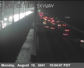 Timelapse image near TVD35 -- I-80 : Mid Skyway, San Francisco 0 minutes ago