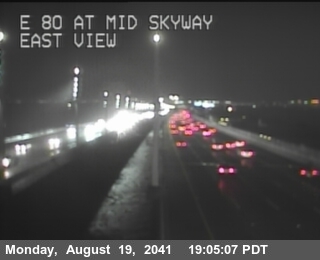 Timelapse image near TVD38 -- I-80 : Mid Skyway, San Francisco 0 minutes ago