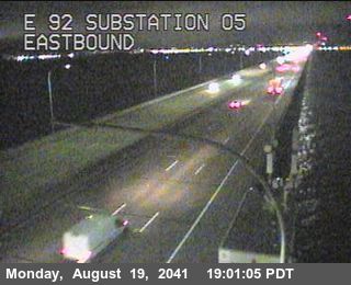 Timelapse image near TVE06 -- SR-92 : San Mateo Bridge Substation 5, San Mateo 0 minutes ago