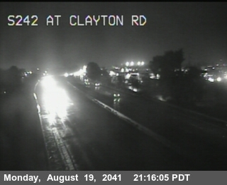 Timelapse image near TVF35 -- SR-242 : Clayton Road, Concord 0 minutes ago
