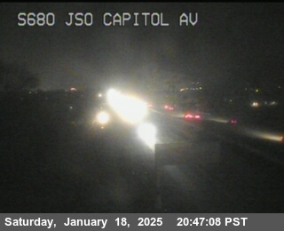 Traffic Camera Image from I-680 at TVF54 -- I-680 : Jose Capitol Avenue