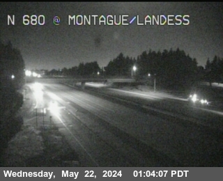 Traffic Camera Image from I-680 at TVF56 -- I-680 : Just North Of Landess Avenue