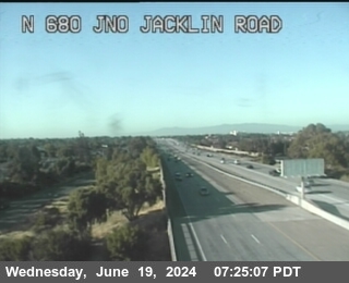 Traffic Camera Image from I-680 at TVF57 -- I-680 : Jacklin Road