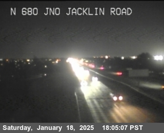 Traffic Camera Image from I-680 at TVF57 -- I-680 : Jacklin Road