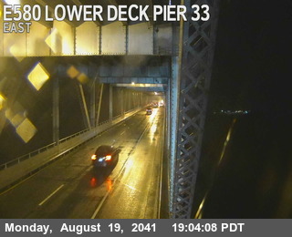 Timelapse image near TVR28 -- I-580 : Lower Deck Pier 33, San Quentin 0 minutes ago