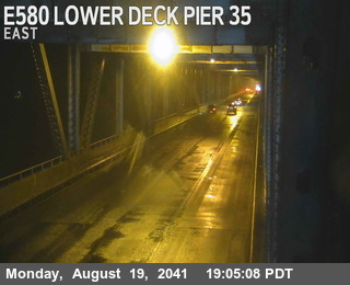 Timelapse image near TVR30 -- I-580 : Lower Deck Pier 35, San Quentin 0 minutes ago