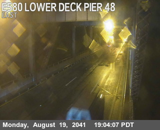 Timelapse image near TVR37 -- I-580 : Lower Deck Pier 48, San Quentin 0 minutes ago
