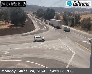 Traffic Camera Image from SR-156 at SR-156 : 4th St / 156 Business Route