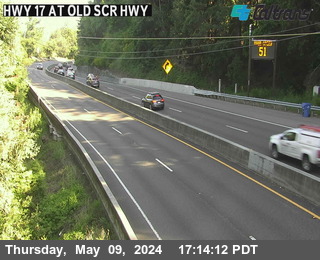 Timelapse image near SR-17 : Old Santa Cruz Highway, Los Gatos 0 minutes ago