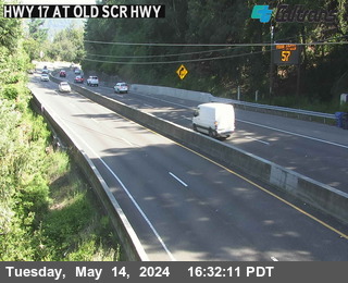 Traffic Camera Image from SR-17 at SR-17 : Old Santa Cruz Highway