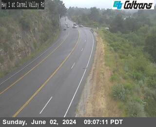Traffic Camera Image from SR-1 at SR-1 : Carmel Valley Road