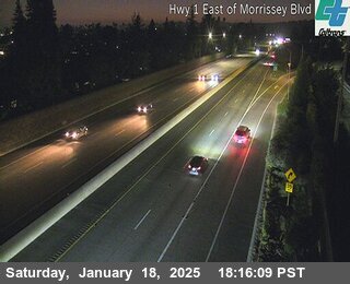 Traffic Camera Image from SR-1 at SR-1 : East of Morrissey Blvd