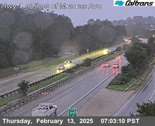 Traffic Camera Image from SR-1 at SR-1 : East of Munras Ave