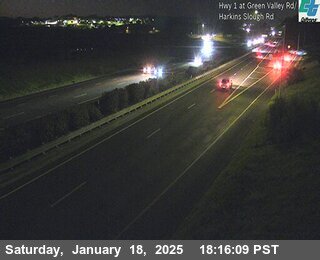 Traffic Camera Image from SR-1 at SR-1 : Green Valley Rd