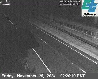 Traffic Camera Image from SR-1 at SR-1 : Larkin Valley Rd