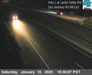 Traffic Camera Image from SR-1 at SR-1 : Larkin Valley Rd