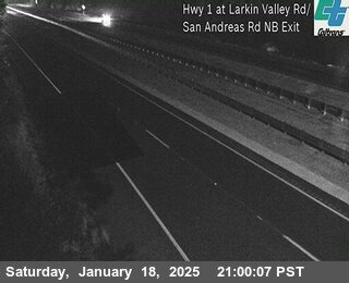 Traffic Camera Image from SR-1 at SR-1 : Larkin Valley Rd