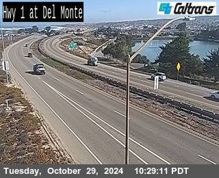 Traffic Camera Image from SR-1 at SR-1 : North of Del Monte Blvd