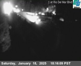 Traffic Camera Image from SR-1 at SR-1 :  Rio Del Mar Blvd