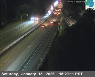 Traffic Camera Image from SR-1 at SR-1 :  Soquel Ave