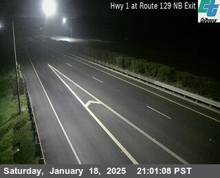 Traffic Camera Image from SR-1 at SR-1 : SR-129 Northbound Exit