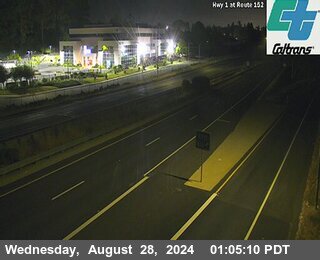 Traffic Camera Image from SR-1 at SR-1 : SR-152 Southbound Exit